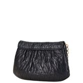 シャネル ココマーク マトラッセ チェーン ワンショルダーバッグ ブラック ラムスキン レディース CHANEL 【中古】
